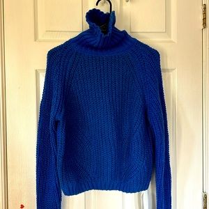 beautiful blue soft sweater
